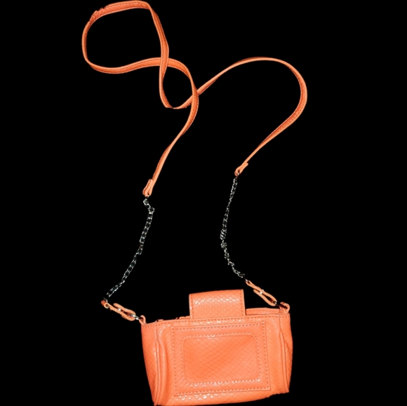 Nine West Neon Orange Festival Micro Bag - Picture 2 of 16